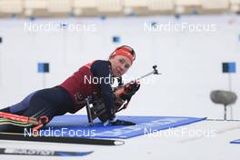 17.03.2022, Oslo, Norway (NOR): Janina Hettich (GER) - IBU World Cup Biathlon, training, Oslo (NOR). www.nordicfocus.com. © Manzoni/NordicFocus. Every downloaded picture is fee-liable.
