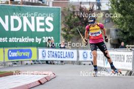 05.08.2022, Sandnes, Norway (NOR): Julia Simon (FRA) - BLINK22 Festival Biathlon - Sandnes (NOR). www.nordicfocus.com. © Manzoni/NordicFocus. Every downloaded picture is fee-liable.