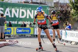 05.08.2022, Sandnes, Norway (NOR): Anne De Besche (NOR) - BLINK22 Festival Biathlon - Sandnes (NOR). www.nordicfocus.com. © Manzoni/NordicFocus. Every downloaded picture is fee-liable.