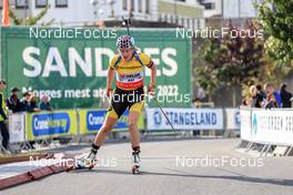 05.08.2022, Sandnes, Norway (NOR): Eline Grue (NOR) - BLINK22 Festival Biathlon - Sandnes (NOR). www.nordicfocus.com. © Manzoni/NordicFocus. Every downloaded picture is fee-liable.