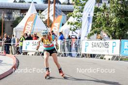05.08.2022, Sandnes, Norway (NOR): Emma Lunder (CAN) - BLINK22 Festival Biathlon - Sandnes (NOR). www.nordicfocus.com. © Manzoni/NordicFocus. Every downloaded picture is fee-liable.