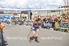 05.08.2022, Sandnes, Norway (NOR): Christian Gow (CAN) - BLINK22 Festival Biathlon - Sandnes (NOR). www.nordicfocus.com. © Manzoni/NordicFocus. Every downloaded picture is fee-liable.