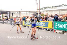 06.08.2022, Sandnes, Norway (NOR): Andrine Oeverland Hatling (NOR) - BLINK22 Festival Biathlon - Sandnes (NOR). www.nordicfocus.com. © Manzoni/NordicFocus. Every downloaded picture is fee-liable.