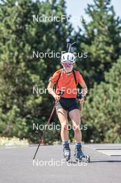 03.08.2022, Font-Romeu, France (FRA): Jeanne Richard (FRA) - Biathlon summer training, Font-Romeu (FRA). www.nordicfocus.com. © Authamayou/NordicFocus. Every downloaded picture is fee-liable.