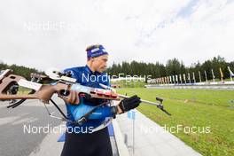 01.07.2022, Lenzerheide, Switzerland (SUI): Sandro Bovisi (SUI) - Biathlon summer training, Lenzerheide (SUI). www.nordicfocus.com. © Manzoni/NordicFocus. Every downloaded picture is fee-liable.