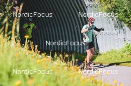 10.08.2022, Hochfilzen, Austria (AUT): Justus Strelow (GER), Lucas Fratzscher (GER) - Biathlon summer training, Hochfilzen (AUT). www.nordicfocus.com. © Reichert/NordicFocus. Every downloaded picture is fee-liable.