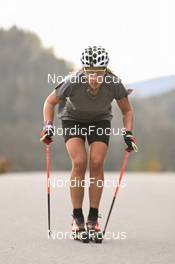 18.10.2022, Ramsau am Dachstein, Austria (AUT):  Caroline Colombo (FRA) - Biathlon training, Ramsau am Dachstein (AUT). www.nordicfocus.com. © Reichert/NordicFocus. Every downloaded picture is fee-liable.