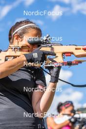 29.06.2022, Bessans, France (FRA): Eleonora Fauner (ITA) - Biathlon summer training, Bessans (FRA). www.nordicfocus.com. © Authamayou/NordicFocus. Every downloaded picture is fee-liable.