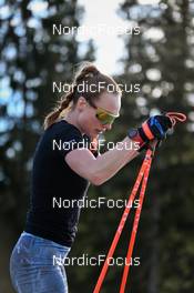 17.10.2022, Ramsau am Dachstein, Austria (AUT):  Ivona Fialkova (SVK) - Biathlon training, Ramsau am Dachstein (AUT). www.nordicfocus.com. © Reichert/NordicFocus. Every downloaded picture is fee-liable.