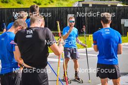04.07.2022, Hochfilzen, Austria (AUT): Andrea Zattoni (ITA) - Biathlon summer training, Hochfilzen (AUT). www.nordicfocus.com. © Reichert/NordicFocus. Every downloaded picture is fee-liable.