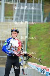 19.09.2022, Oberhof, Germany (GER): Antonin Guigonnat (FRA) - Biathlon summer training, Oberhof (GER). www.nordicfocus.com. © Reichert/NordicFocus. Every downloaded picture is fee-liable.