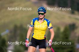 10.09.2022, Lavaze, Italy (ITA): Elvira Oeberg (SWE) - Biathlon summer training, Lavaze (ITA). www.nordicfocus.com. © Barbieri/NordicFocus. Every downloaded picture is fee-liable.
