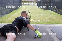 27.06.2022, Premanon, France (FRA): Emilien Jacquelin (FRA) - Biathlon summer training, Premanon (FRA). www.nordicfocus.com. © Manzoni/NordicFocus. Every downloaded picture is fee-liable.