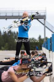 28.06.2022, Premanon, France (FRA): Anais Chevalier-Bouchet (FRA) - Biathlon summer training, Premanon (FRA). www.nordicfocus.com. © Manzoni/NordicFocus. Every downloaded picture is fee-liable.