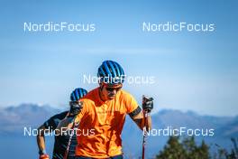 13.09.2022, Lavaze, Italy (ITA): Oskar Brandt (SWE) - Biathlon summer training, Lavaze (ITA). www.nordicfocus.com. © Vanzetta/NordicFocus. Every downloaded picture is fee-liable.