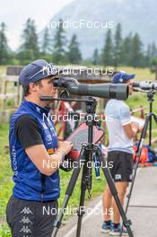 30.06.2022, Bessans, France (FRA): Undefined athlete competes - Biathlon summer training, Bessans (FRA). www.nordicfocus.com. © Authamayou/NordicFocus. Every downloaded picture is fee-liable.