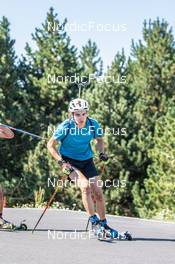 03.08.2022, Font-Romeu, France (FRA): Valentin Lejeune (FRA) - Biathlon summer training, Font-Romeu (FRA). www.nordicfocus.com. © Authamayou/NordicFocus. Every downloaded picture is fee-liable.