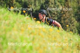 10.08.2022, Hochfilzen, Austria (AUT): David Zobel (GER) - Biathlon summer training, Hochfilzen (AUT). www.nordicfocus.com. © Reichert/NordicFocus. Every downloaded picture is fee-liable.