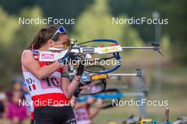 25.08.2022, Bessans, France (FRA): Paula Botet (FRA) - Biathlon summer training, Bessans (FRA). www.nordicfocus.com. © Authamayou/NordicFocus. Every downloaded picture is fee-liable.