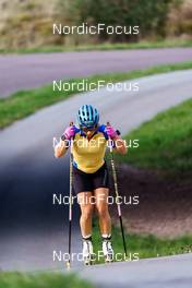14.09.2022, Lavaze, Italy (ITA): Anna Magnusson (SWE) - Biathlon summer training, Lavaze (ITA). www.nordicfocus.com. © Barbieri/NordicFocus. Every downloaded picture is fee-liable.