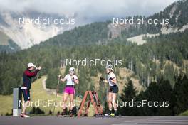 02.09.2022, Lavaze, Italy (ITA): Ragnhild Femsteinevik (NOR), Karoline Knotten (NOR), (l-r)  - Biathlon summer training, Lavaze (ITA). www.nordicfocus.com. © Vanzetta/NordicFocus. Every downloaded picture is fee-liable.