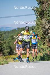 04.08.2022, Font-Romeu, France (FRA): Damien Levet (FRA) - Biathlon summer training, Font-Romeu (FRA). www.nordicfocus.com. © Authamayou/NordicFocus. Every downloaded picture is fee-liable.