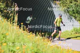 10.08.2022, Hochfilzen, Austria (AUT): Johannes Kuehn (GER), Justus Strelow (GER) - Biathlon summer training, Hochfilzen (AUT). www.nordicfocus.com. © Reichert/NordicFocus. Every downloaded picture is fee-liable.