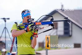 15.06.2022, Lavaze, Italy (ITA): Bionaz Didier (ITA) - Biathlon summer training, Lavaze (ITA). www.nordicfocus.com. © Barbieri/NordicFocus. Every downloaded picture is fee-liable.