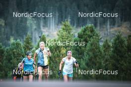 8.08.2022, Lavaze, Italy (ITA): Anna Weidel  (GER), (l-r)  - Biathlon summer training, Lavaze (ITA). www.nordicfocus.com. © Vanzetta/NordicFocus. Every downloaded picture is fee-liable.