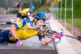 10.09.2022, Lavaze, Italy (ITA): Peppe Femling (SWE) - Biathlon summer training, Lavaze (ITA). www.nordicfocus.com. © Barbieri/NordicFocus. Every downloaded picture is fee-liable.