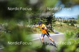 13.09.2022, Lavaze, Italy (ITA): Lukas Hofer (ITA) - Biathlon summer training, Lavaze (ITA). www.nordicfocus.com. © Vanzetta/NordicFocus. Every downloaded picture is fee-liable.
