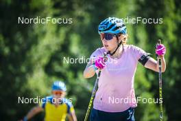 13.09.2022, Lavaze, Italy (ITA): Linn Persson (SWE) - Biathlon summer training, Lavaze (ITA). www.nordicfocus.com. © Vanzetta/NordicFocus. Every downloaded picture is fee-liable.