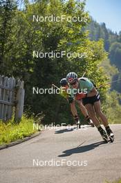 11.08.2022, Hochfilzen, Austria (AUT): Philipp Horn (GER), David Zobel (GER) - Biathlon summer training, Hochfilzen (AUT). www.nordicfocus.com. © Reichert/NordicFocus. Every downloaded picture is fee-liable.