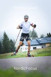 02.09.2022, Lavaze, Italy (ITA): Sturla Holm Laegreid (NOR) - Biathlon summer training, Lavaze (ITA). www.nordicfocus.com. © Vanzetta/NordicFocus. Every downloaded picture is fee-liable.