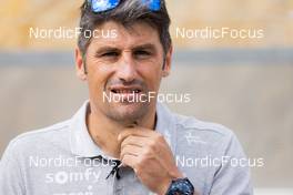 28.06.2022, Premanon, France (FRA): Cyril Burdet (FRA), coach Team France - Biathlon summer training, Premanon (FRA). www.nordicfocus.com. © Manzoni/NordicFocus. Every downloaded picture is fee-liable.