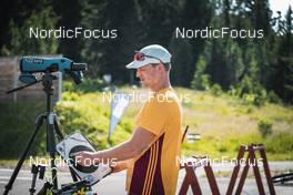 03.07.2022, Lavaze, Italy (ITA): Hudak Jakub - Biathlon summer training, Lavaze (ITA). www.nordicfocus.com. © Vanzetta/NordicFocus. Every downloaded picture is fee-liable.