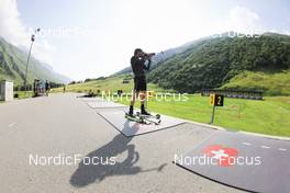 20.06.2022, Andermatt, Switzerland (SUI): Jeremy Finello (SUI) - Biathlon summer training, Andermatt (SUI). www.nordicfocus.com. © Manzoni/NordicFocus. Every downloaded picture is fee-liable.