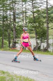 29.06.2022, Bessans, France (FRA): Lisa Vittozzi (ITA) - Biathlon summer training, Bessans (FRA). www.nordicfocus.com. © Authamayou/NordicFocus. Every downloaded picture is fee-liable.
