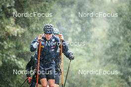 08.09.2022, Lavaze, Italy (ITA): Lukas Hofer (ITA) - Biathlon summer training, Lavaze (ITA). www.nordicfocus.com. © Vanzetta/NordicFocus. Every downloaded picture is fee-liable.