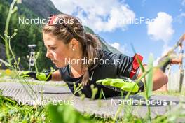 30.06.2022, Bessans, France (FRA): Irene Lardschneider (ITA) - Biathlon summer training, Bessans (FRA). www.nordicfocus.com. © Authamayou/NordicFocus. Every downloaded picture is fee-liable.