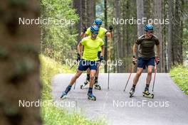 01.09.2022, Antholz, Italy (ITA): Oskar Brandt (SWE), Martin Ponsiluoma (SWE), (l-r)  - Biathlon summer training, Antholz (ITA). www.nordicfocus.com. © Barbieri/NordicFocus. Every downloaded picture is fee-liable.