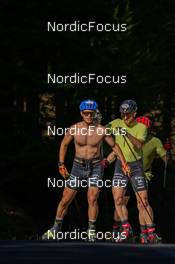31.07.2022, Font-Romeu, France (FRA): Oscar Lombardot (FRA) - Biathlon summer training, Font-Romeu (FRA). www.nordicfocus.com. © Authamayou/NordicFocus. Every downloaded picture is fee-liable.