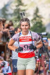 25.08.2022, Bessans, France (FRA): Camille Coupe (FRA) - Biathlon summer training, Bessans (FRA). www.nordicfocus.com. © Authamayou/NordicFocus. Every downloaded picture is fee-liable.