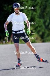 16.08.2022, Lavaze, Italy (ITA): Emilien Jacquelin (FRA) - Biathlon summer training, Lavaze (ITA). www.nordicfocus.com. © Barbieri/NordicFocus. Every downloaded picture is fee-liable.