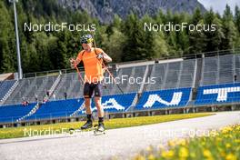 01.09.2022, Antholz, Italy (ITA): Lukas Hofer (ITA) - Biathlon summer training, Antholz (ITA). www.nordicfocus.com. © Barbieri/NordicFocus. Every downloaded picture is fee-liable.