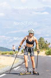 31.07.2022, Font-Romeu, France (FRA): Camille Coupe (FRA) - Biathlon summer training, Font-Romeu (FRA). www.nordicfocus.com. © Authamayou/NordicFocus. Every downloaded picture is fee-liable.