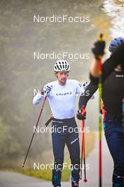 16.10.2022, Oberhof, Germany (GER): Sturla Holm Laegreid (NOR) - Biathlon summer training, Oberhof (GER). www.nordicfocus.com. © Reichert/NordicFocus. Every downloaded picture is fee-liable.