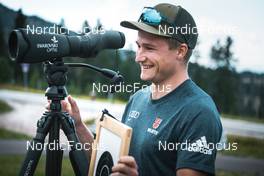 8.08.2022, Lavaze, Italy (ITA): Sverre Oslu Roeiseland  (NOR) - Biathlon summer training, Lavaze (ITA). www.nordicfocus.com. © Vanzetta/NordicFocus. Every downloaded picture is fee-liable.