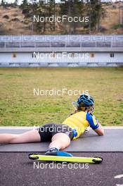 10.09.2022, Lavaze, Italy (ITA): Stina Nilsson (SWE) - Biathlon summer training, Lavaze (ITA). www.nordicfocus.com. © Barbieri/NordicFocus. Every downloaded picture is fee-liable.
