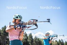 27.07.2022, Font-Romeu, France (FRA): Camille Coupe (FRA) - Biathlon summer training, Font-Romeu (FRA). www.nordicfocus.com. © Authamayou/NordicFocus. Every downloaded picture is fee-liable.